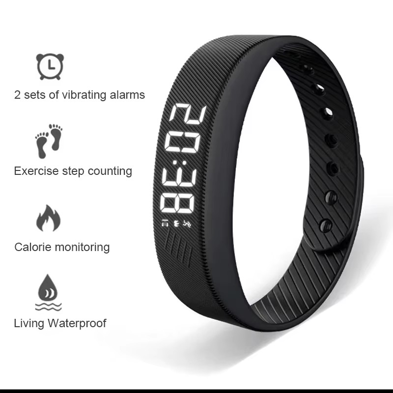 Outdoor Sport Smart Watch - Pulsera inteligente LED digital impermeable, reloj