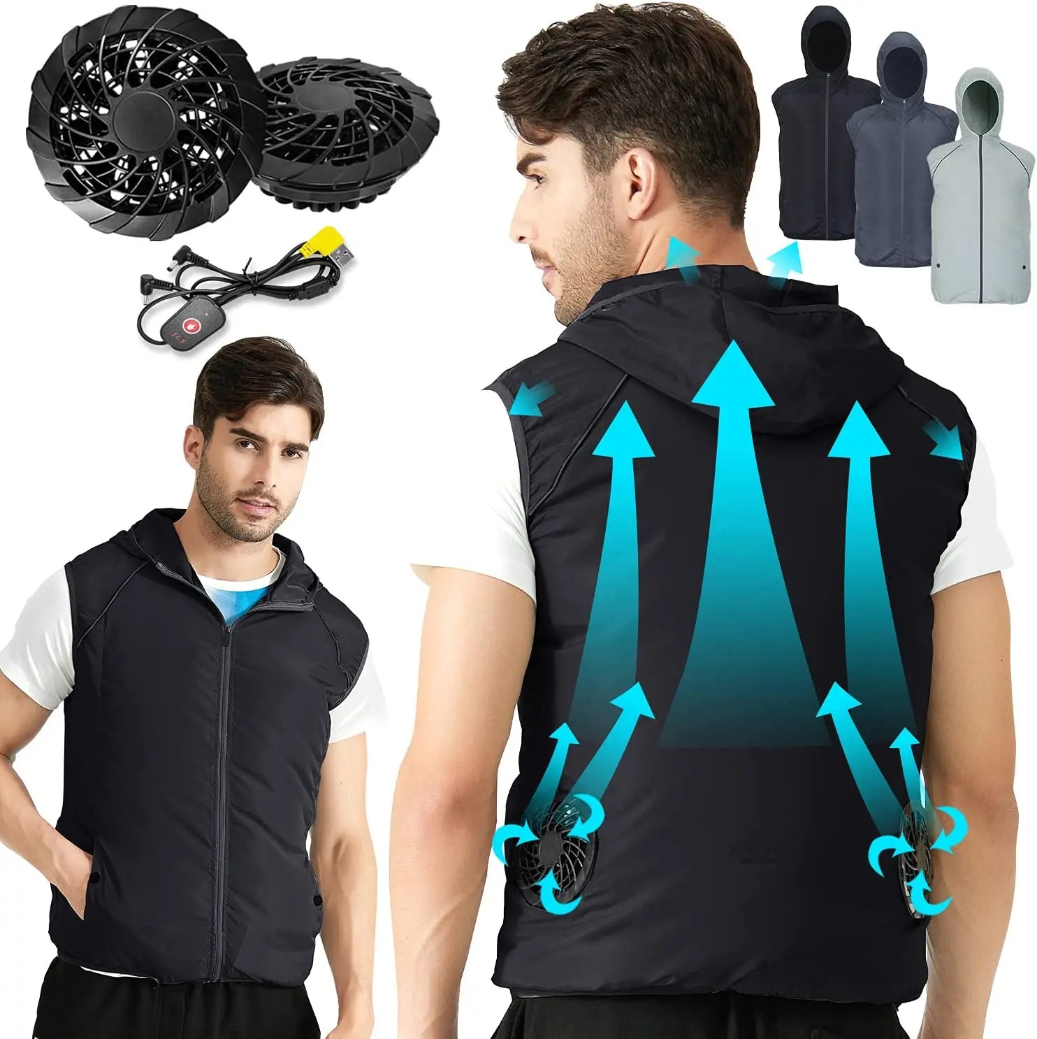 Outdoor Sport Jacket Brand - Chaleco Deportivo de Verano con Aire