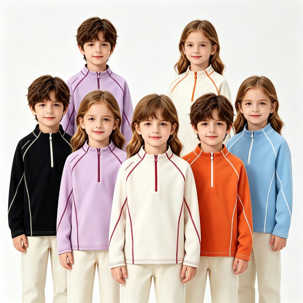 Outdoor Sport Activities For Kids - Sudadera de Forro Polar con Media