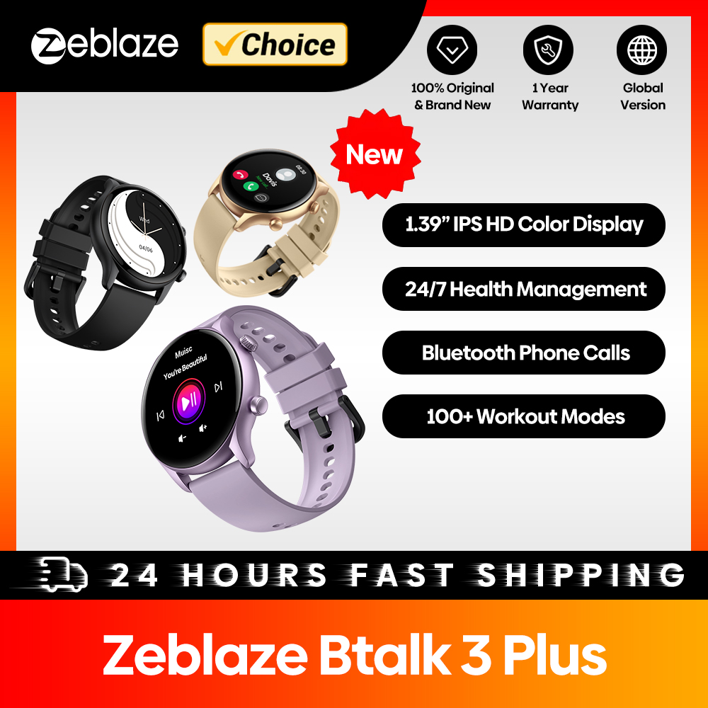 Outdoor Sport Smart Watch - Zeblaze-reloj inteligente Btalk 3 Plus para