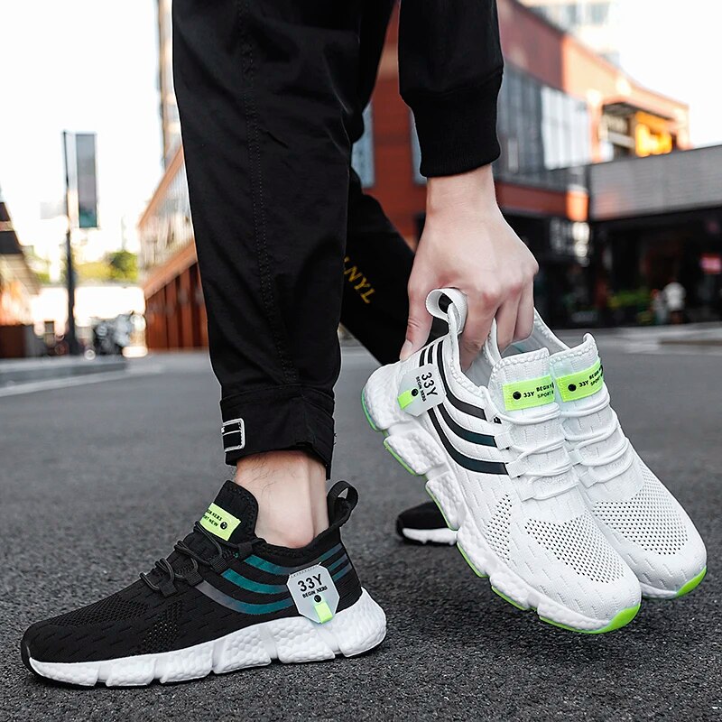 Outdoor Sport With Sticks - Zapatos Deportivos Casuales para Hombre, Transpirables,