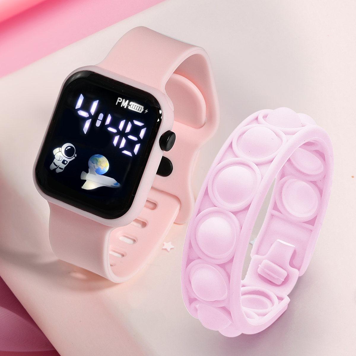 Outdoor Sport Smart Watch - Reloj inteligente de 2 piezas para