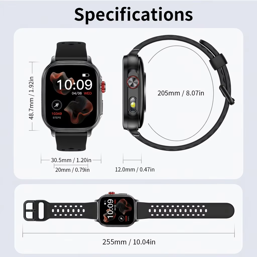 Reloj Inteligente 2026 de 2.01 - Outdoor Sport Smart Watch reseña y precio