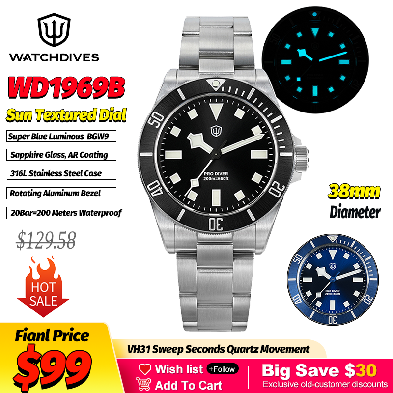 Watchdives WD1969 Relojes de p - Outdoor Sport Smart Watch reseña y precio